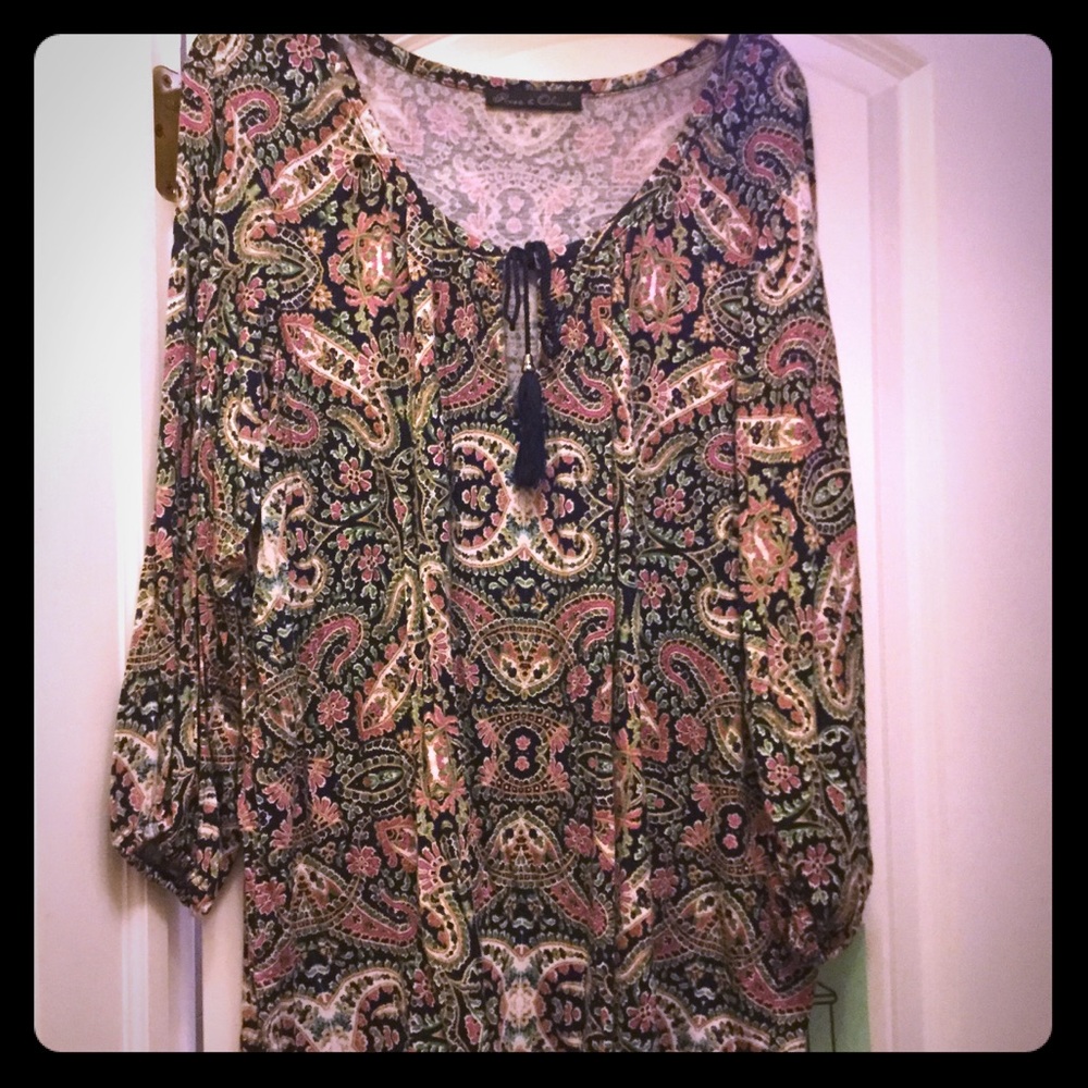 Rose and Olive top